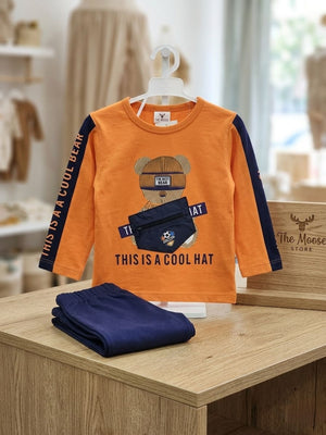 Libada Wears Kids' "Cool Bear" Summer Set – Premium 2-Piece Cotton Suit Libada Wears